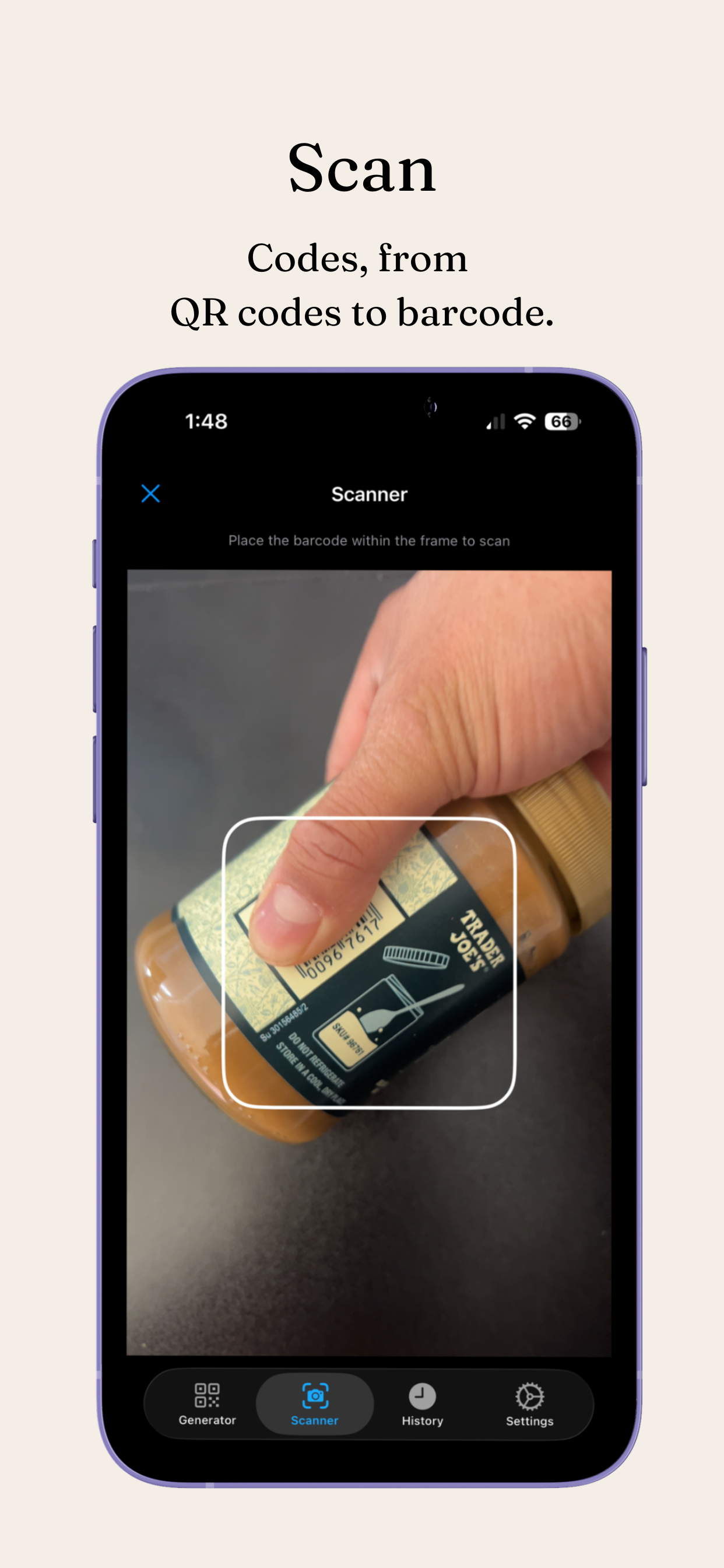 OmniCode - History and saved codes