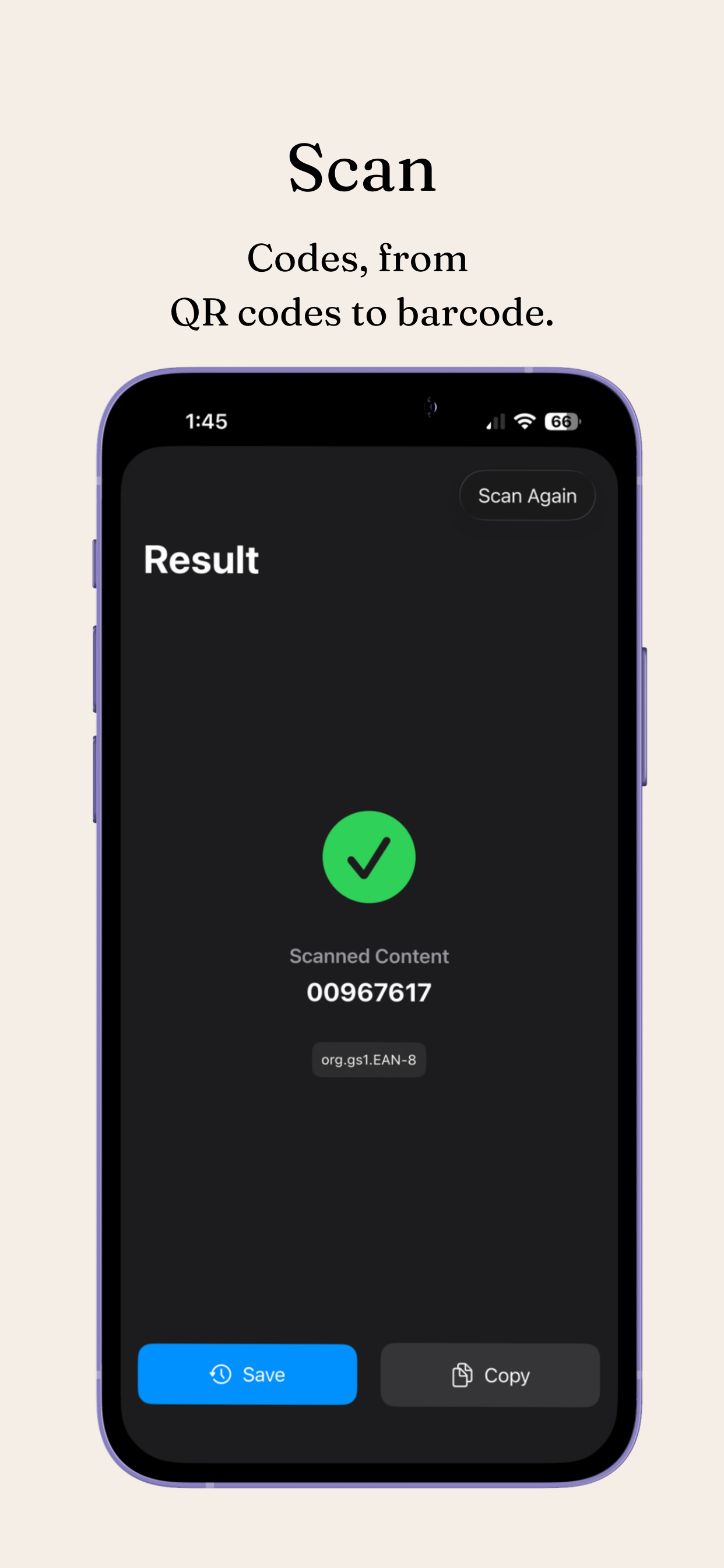 OmniCode - Export options